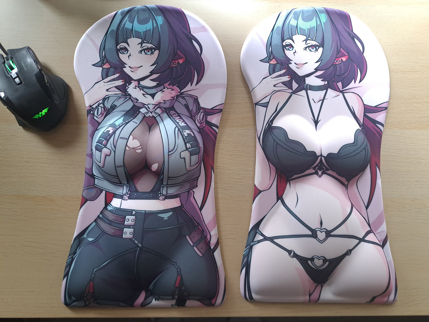 Jane Doe - Zenless Zone Zero Oppai Half Body Mouse pad Ergonomic 3D Waifu Anime