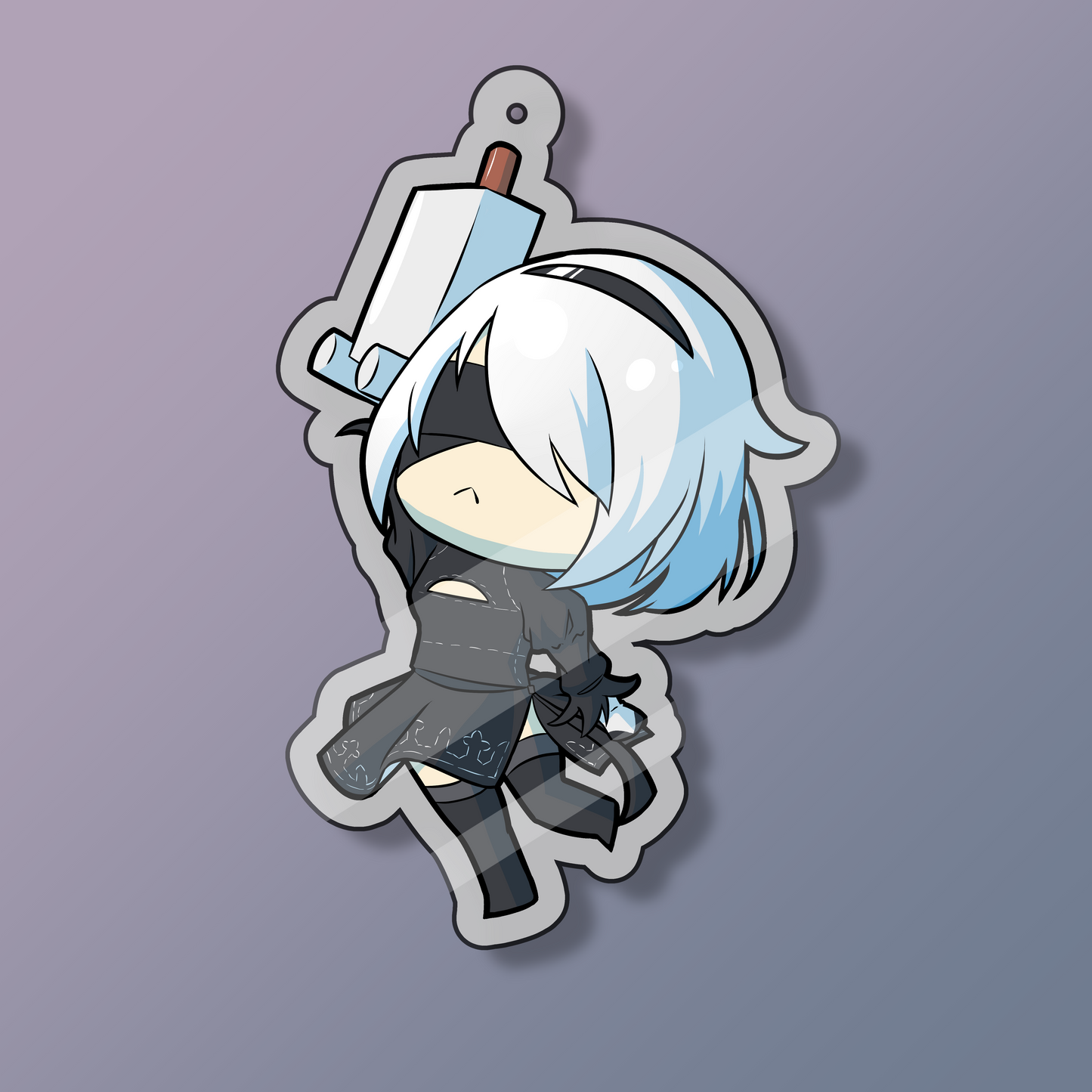 Nier Automata - 5cm Acrylic Keychain