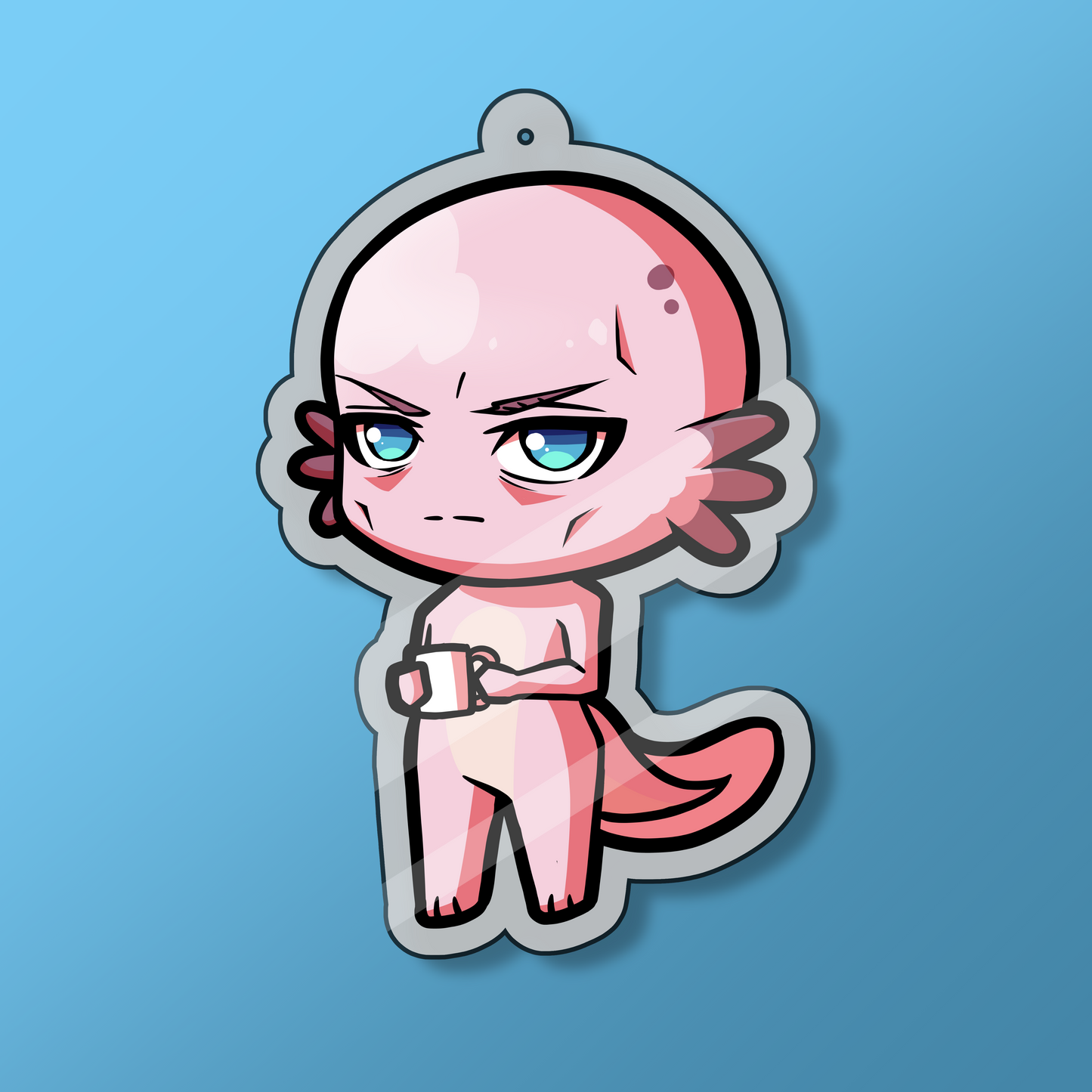 Axolotl - 5cm Acrylic Keychain