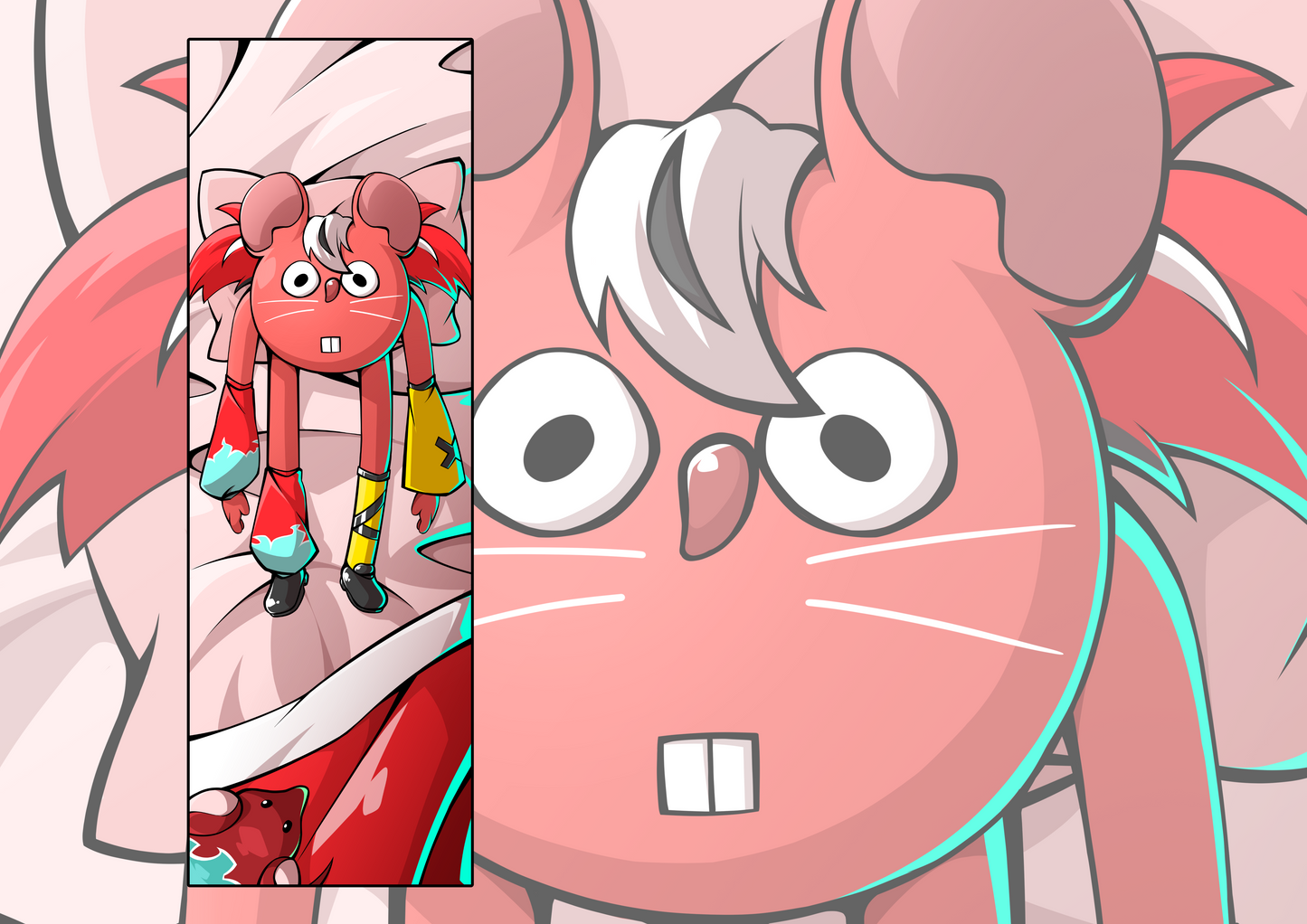 Hakos Baelz VR - 50cm x 160 cm Dakimakura cover