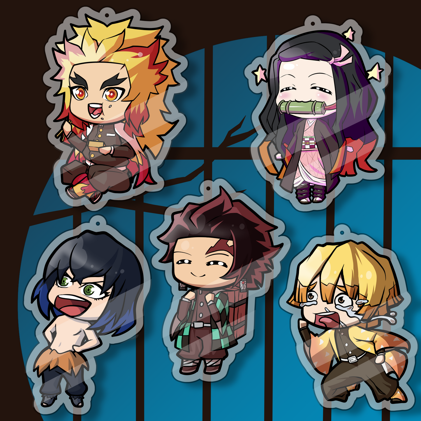 Demon Slayer - 5cm Acrylic Keychain