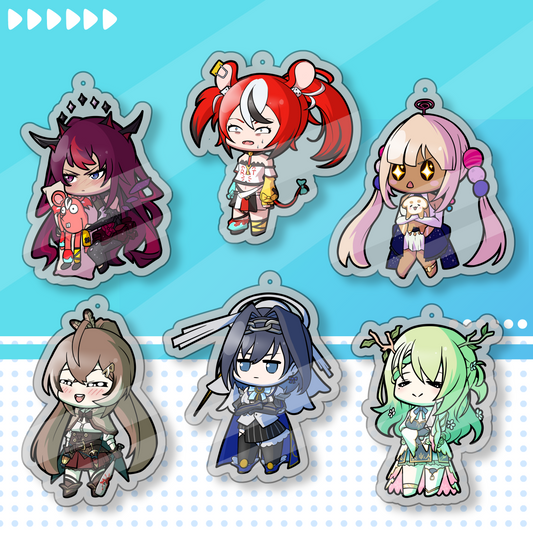 Hololive EN HoloCouncil - 5cm Acrylic Keychain