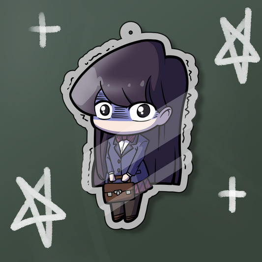 Komi Can't Communicate - 5cm Acrylic Keychain